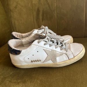 Golden Goose Designer Distressed Sneakers Size 36